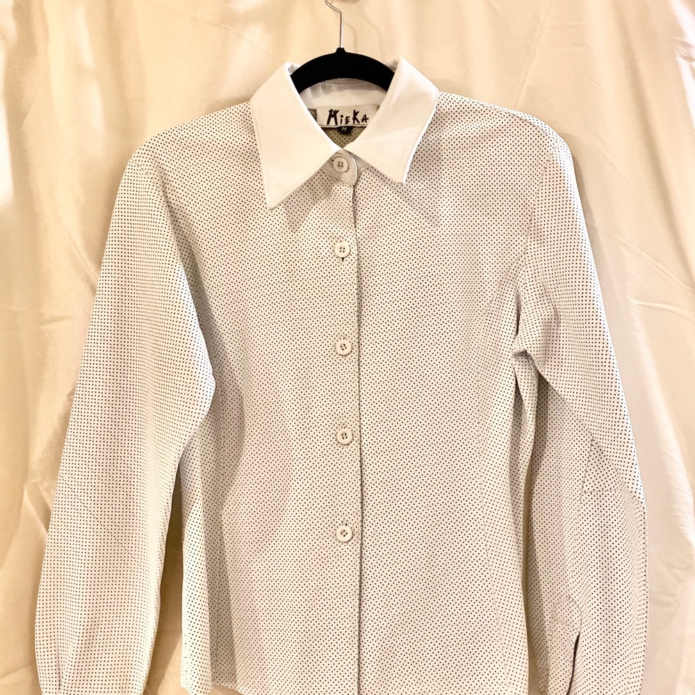 ~MiEKA~ Leather Button Down Shirt Jacket